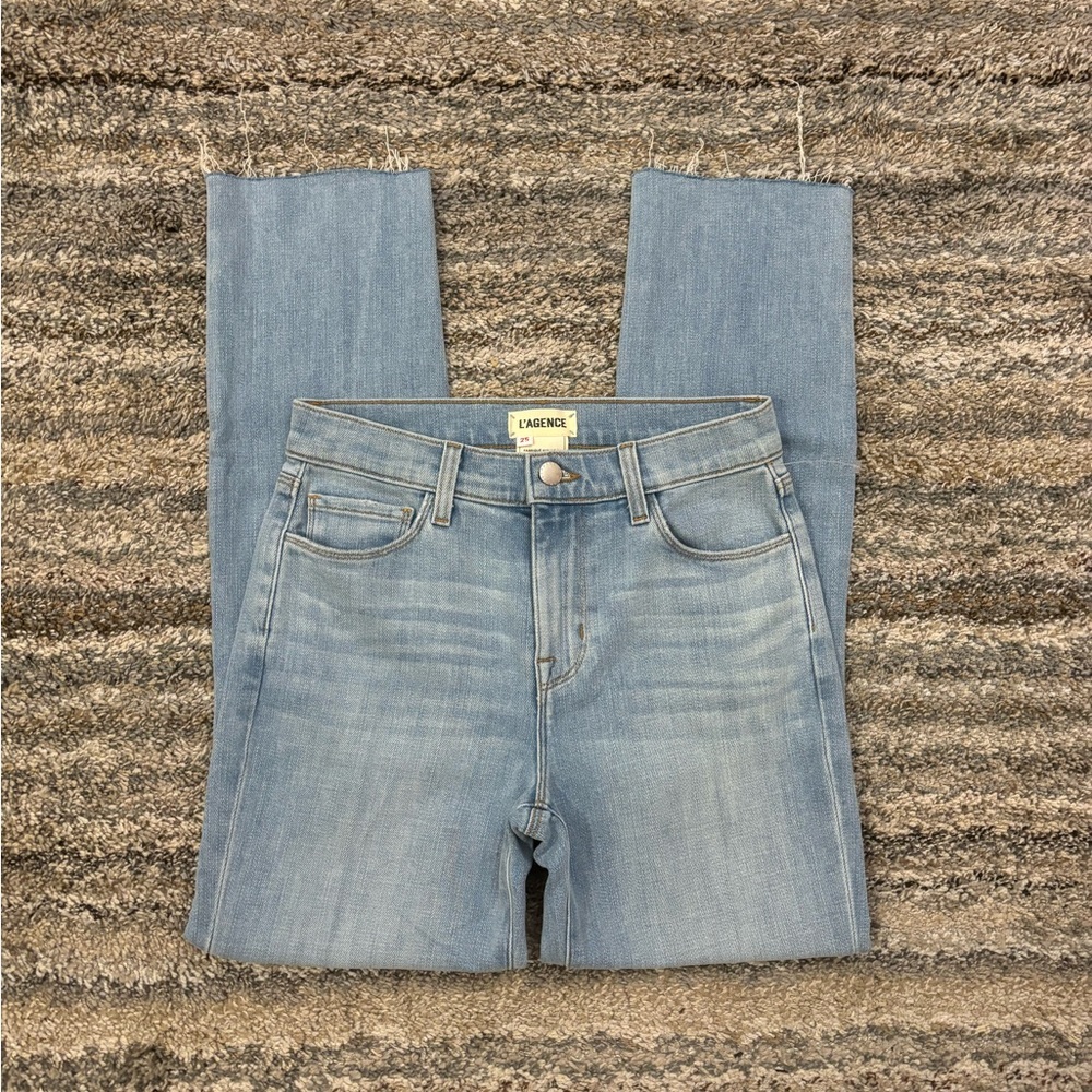 L’AGENCE High Rise Cropped Straight Leg Jeans Sz 25 NWOT | L’AGENCE Women Jeans*